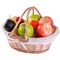 Vintiquewise Set of 3 Wicker Picnic Baskets with Drop-Down Handles - Perfect as Gift basket for all Occasions QI003055W.3 - alternate 1